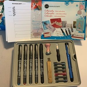 Manuscript calligraphy set